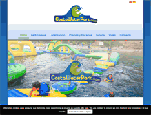 Tablet Screenshot of costawaterpark.com